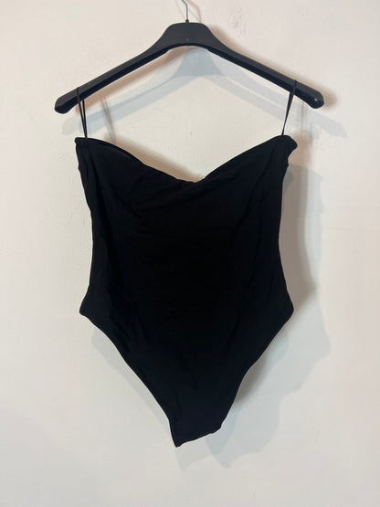 ZARA. Body negro ballenas. T M