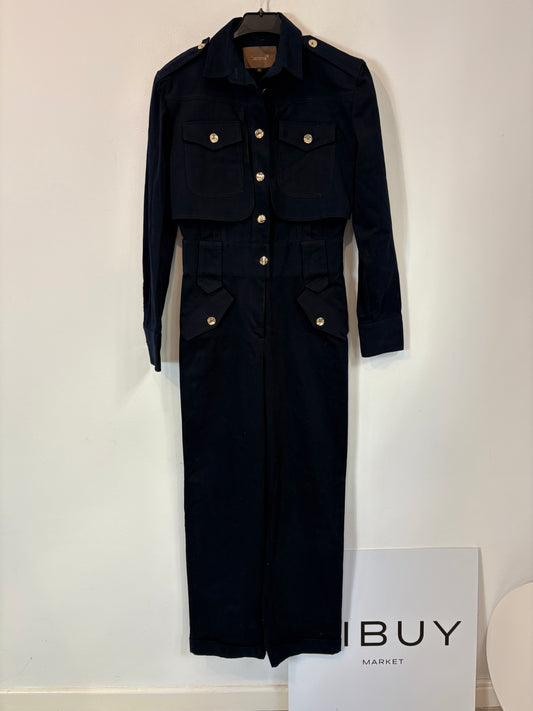 IQ COLLECTION. Mono  azul botones dorados