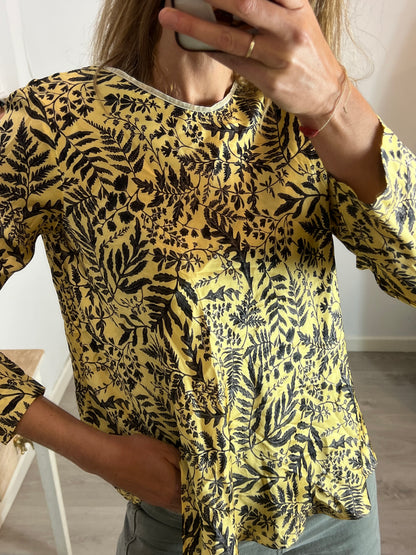 OTRAS. Blusa seda estampada. T M