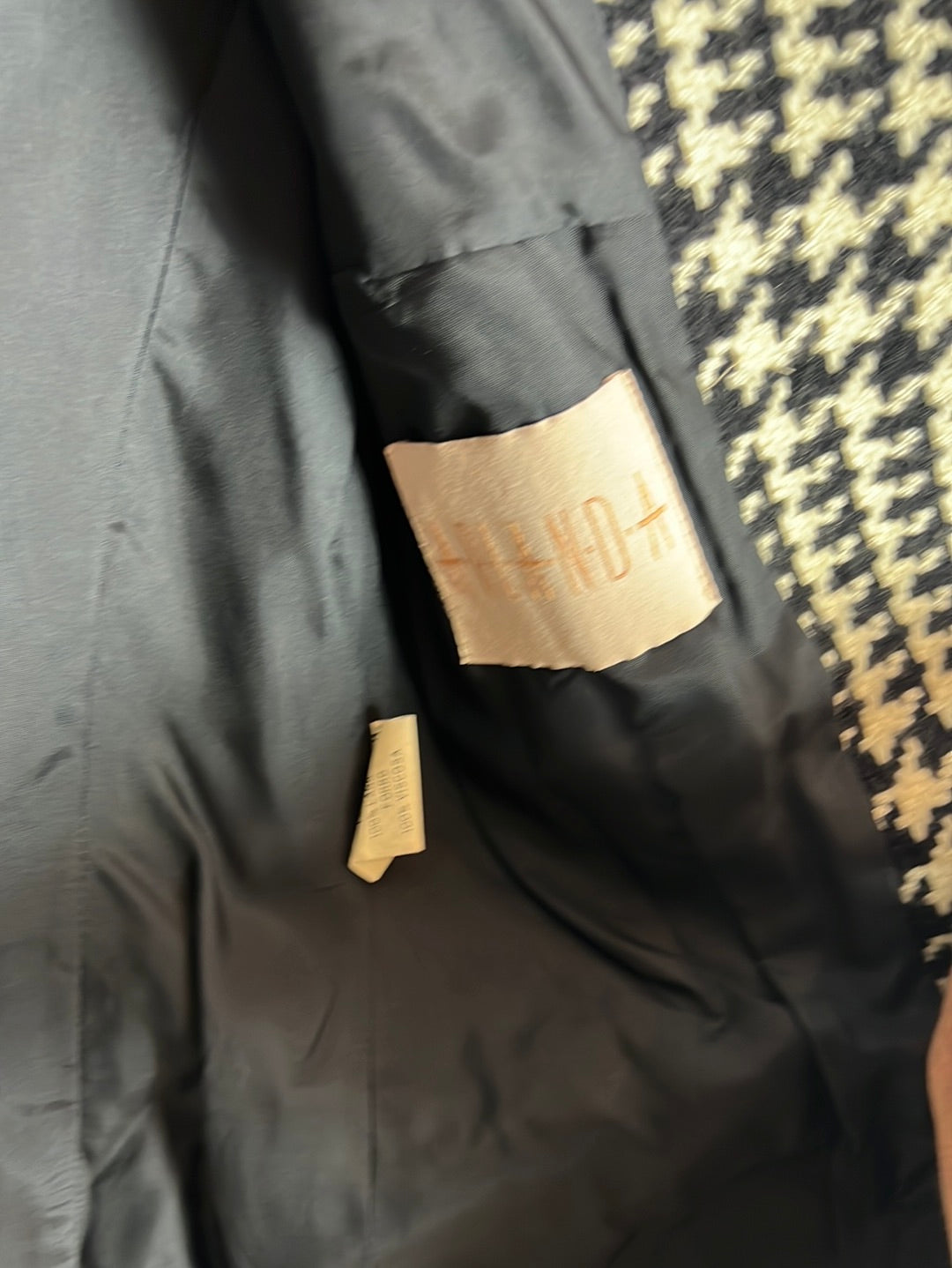 ARLANDA. Blazer lana cuadros. T 40 (38)