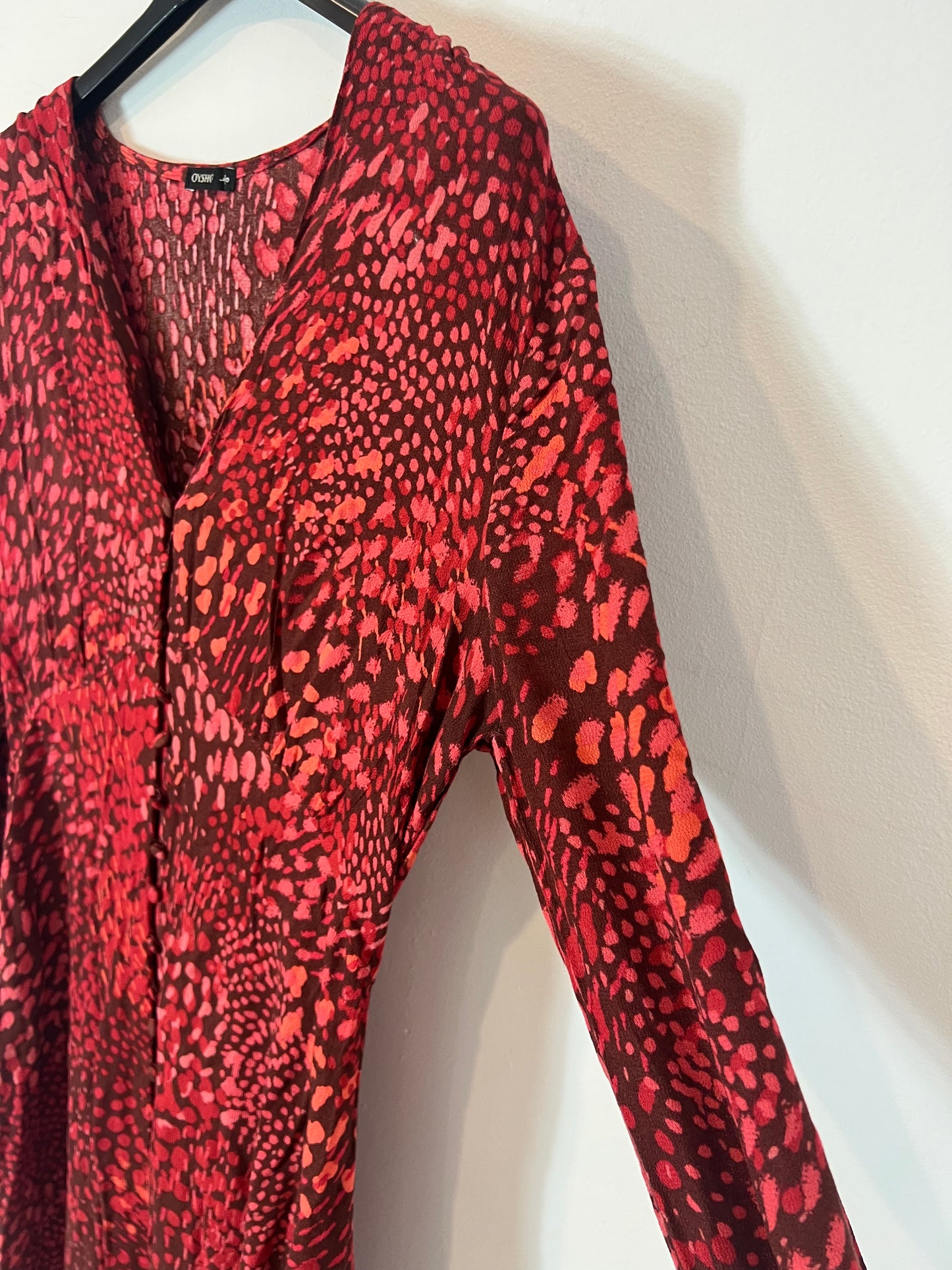 OYSHO. Long buttoned dress Tl