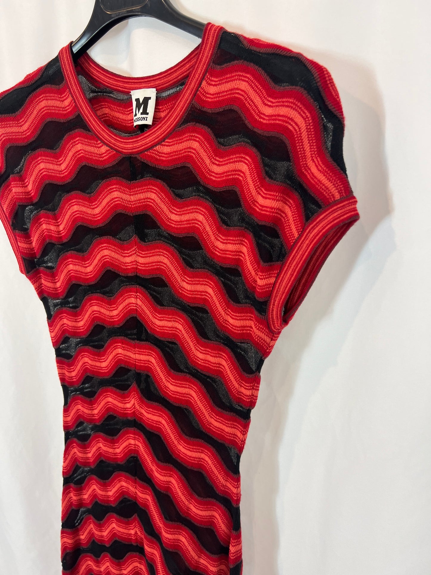 MISSONI. Semi-sheer zigzag dress. TS