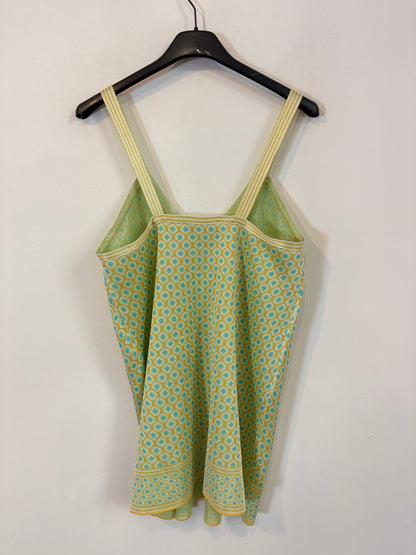ZARA. Conjunto punto estampado geométrico