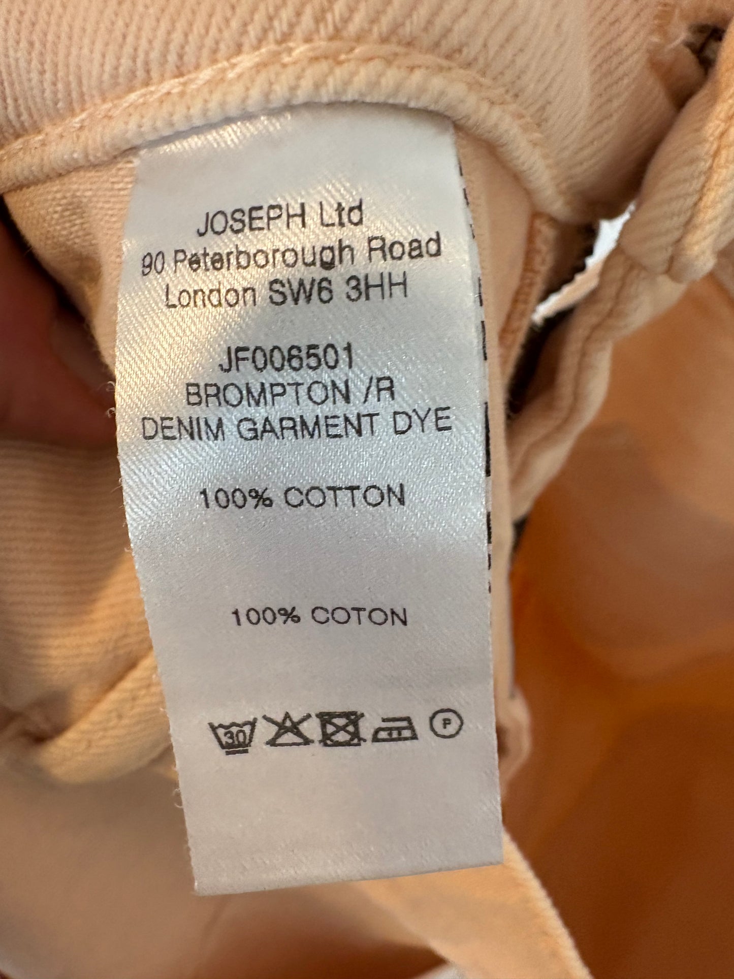 JOSEPH. Denim pata ancha bolsillos