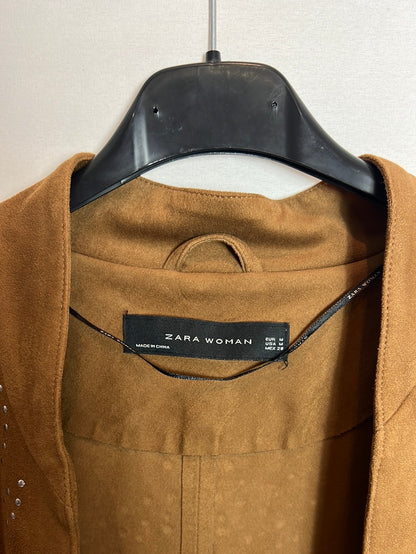 ZARA. Suede kimono with studs. TM
