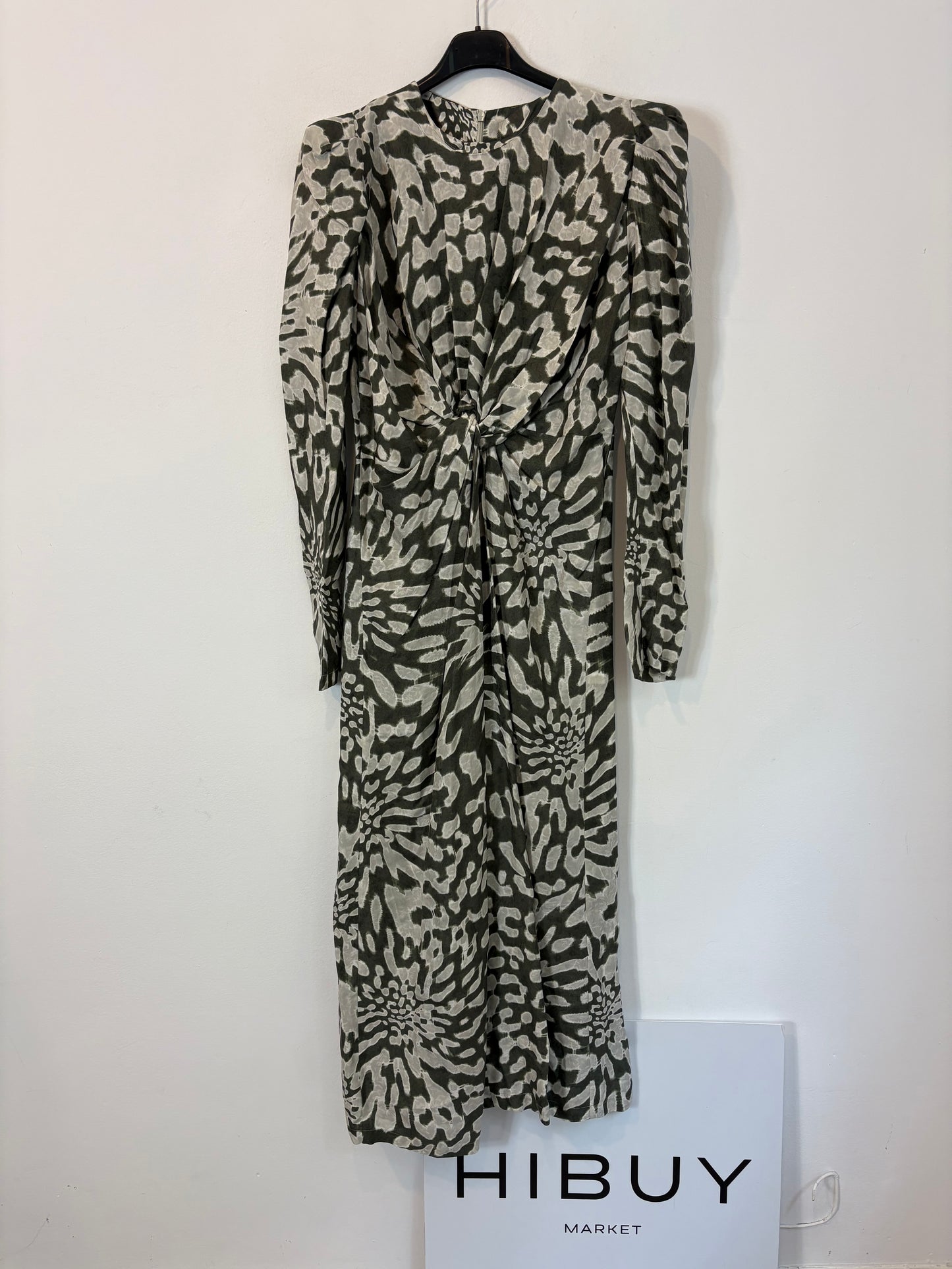 ROHÉ. Vestido estampado verde TU(S)