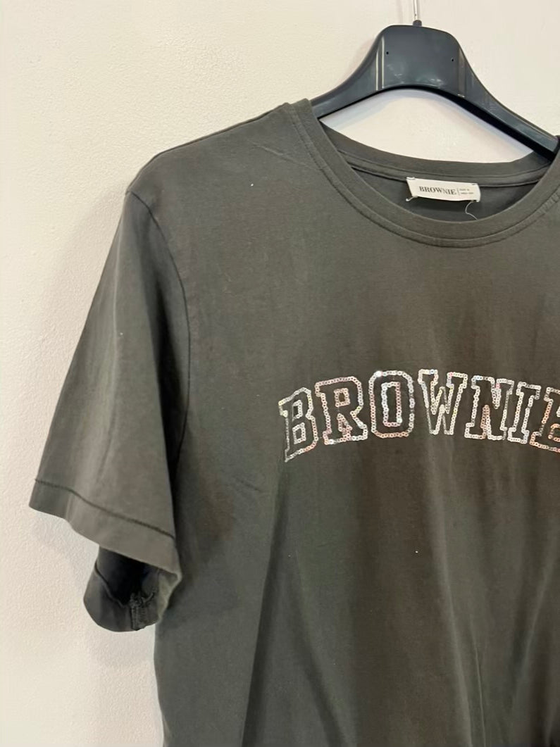 ODYSSEY. Brown swimsuit. TS