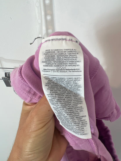 NIKE. Conjunto sudadera y pantalón felpa. T XS