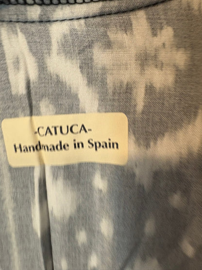 CATUCA. Kimono con terciopelo detalle espalda