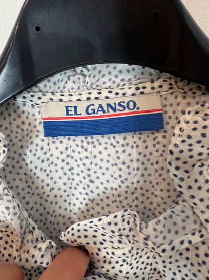 EL GANSO. Blusa fluida lunares. T L