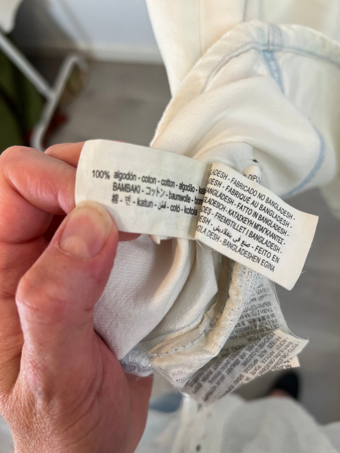 ZARA. Vestido midi denim costuras. T M