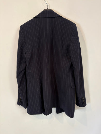 MANGO. Traje de chaqueta fluido rayas