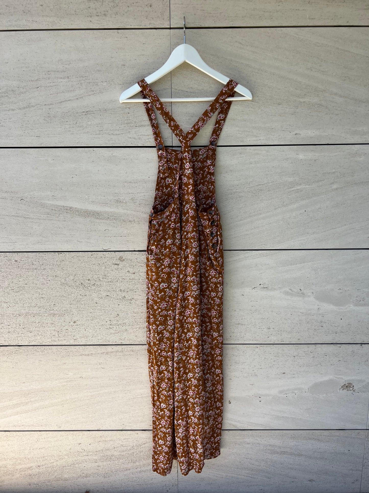 LOUISE MISHA. Peto fluido camel flores. T 36