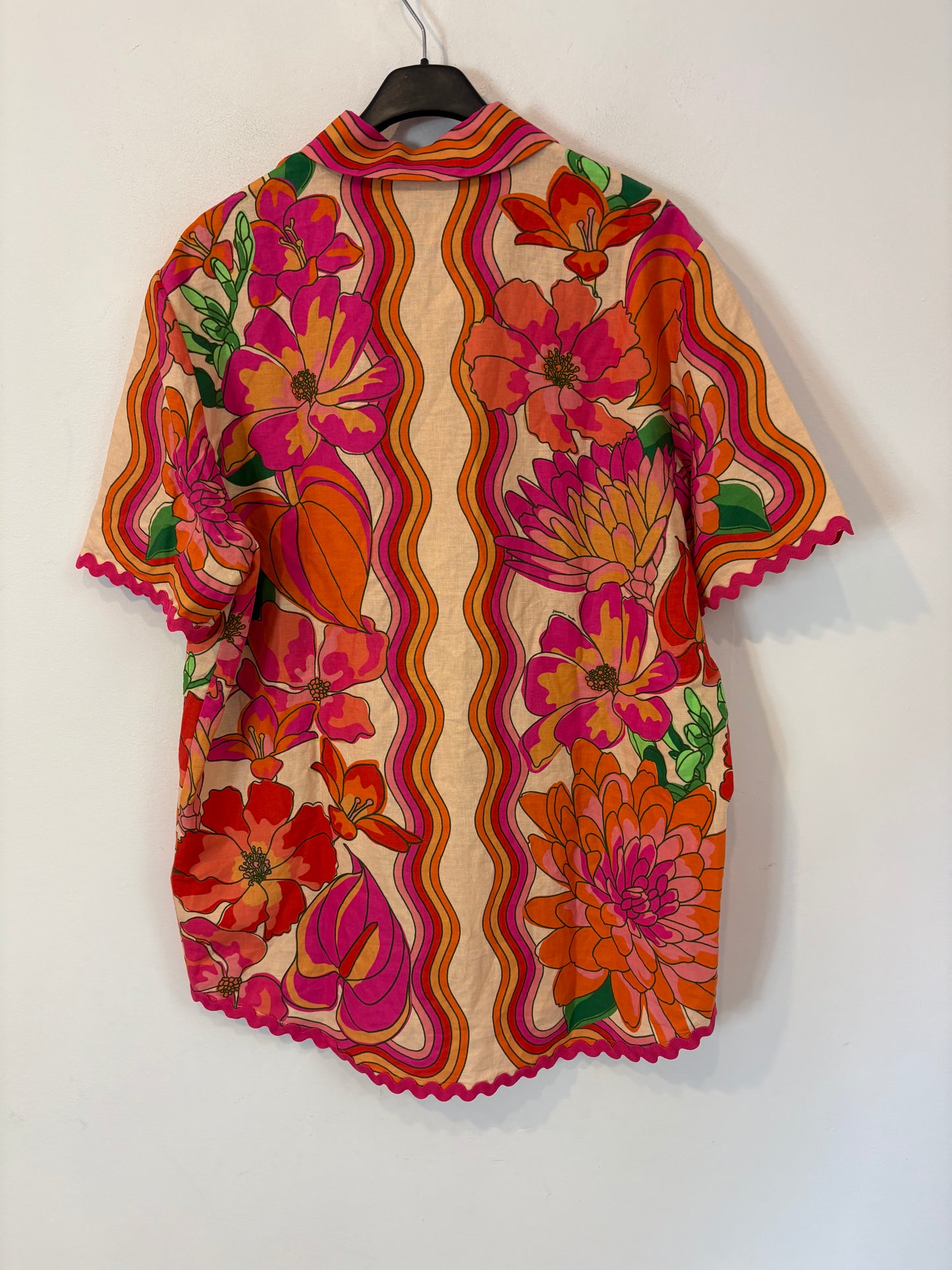 FARM RIO. Conjunto estampado fucsia