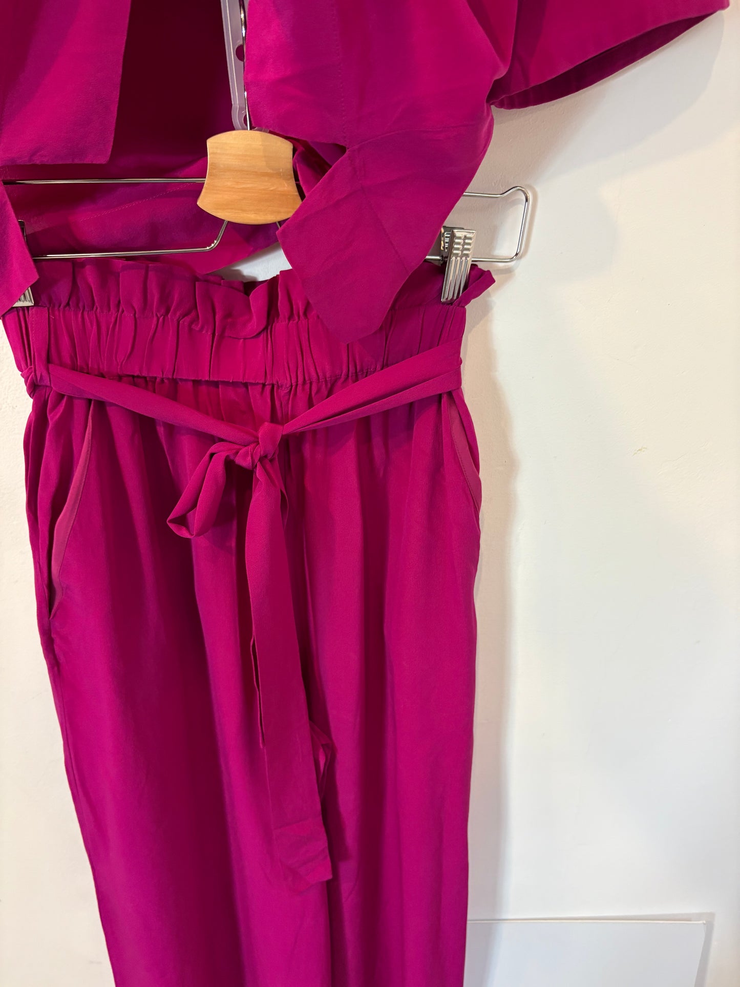 CLAUDIE PIERLOT. Conjunto buganvilla seda