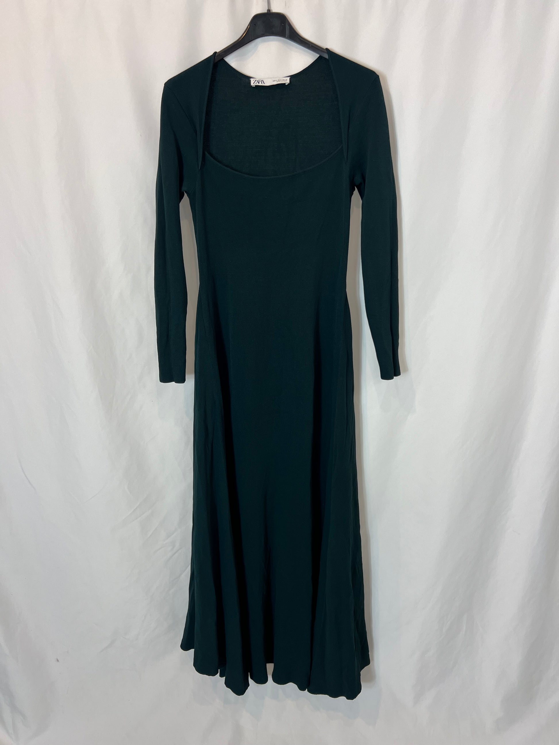 ZARA. Green Ts knit dress – Hibuy market