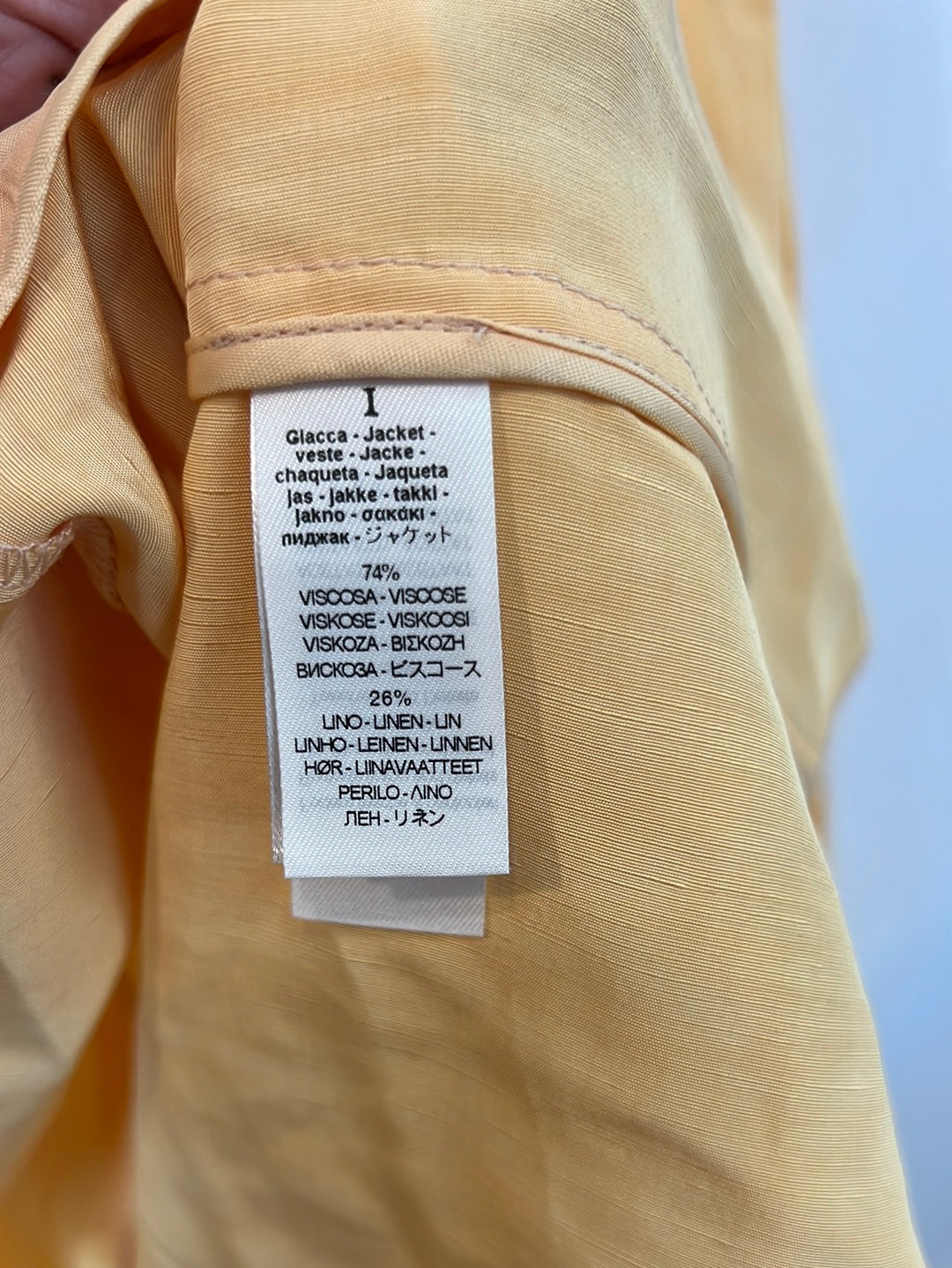 FORTE FORTE. Flowy yellow blazer. Size 1 (S)