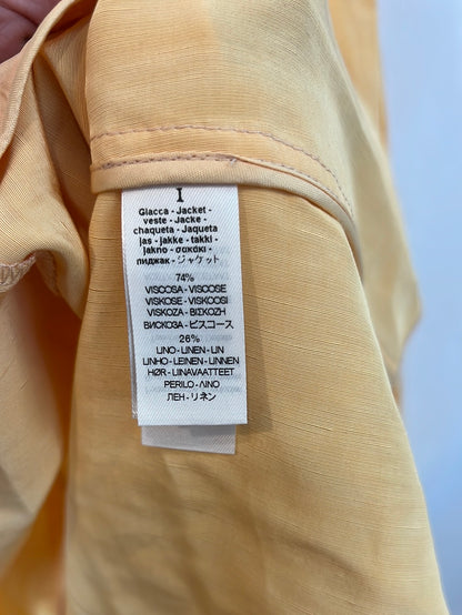 FORTE FORTE. Flowy yellow blazer. Size 1 (S)