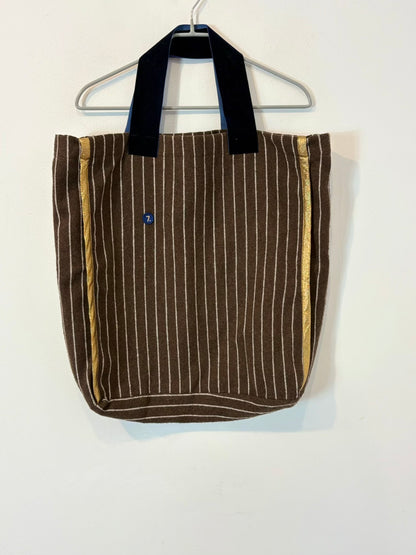 7 ROOMS. Bolso tote Amanda rayas