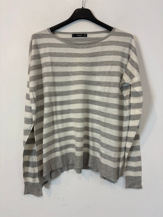 MANGO. Jersey fino rayas