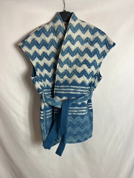 V. DE. VINSTER. Zig zag quilted vest. T.S.