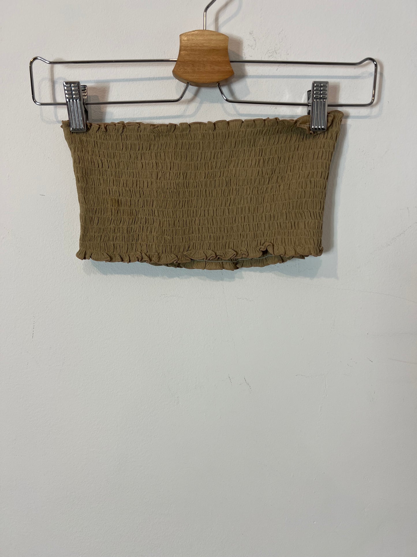 OTRAS. Bandeau nido de abeja camel. T S/M