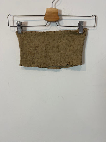 OTRAS. Bandeau nido de abeja camel. T S/M