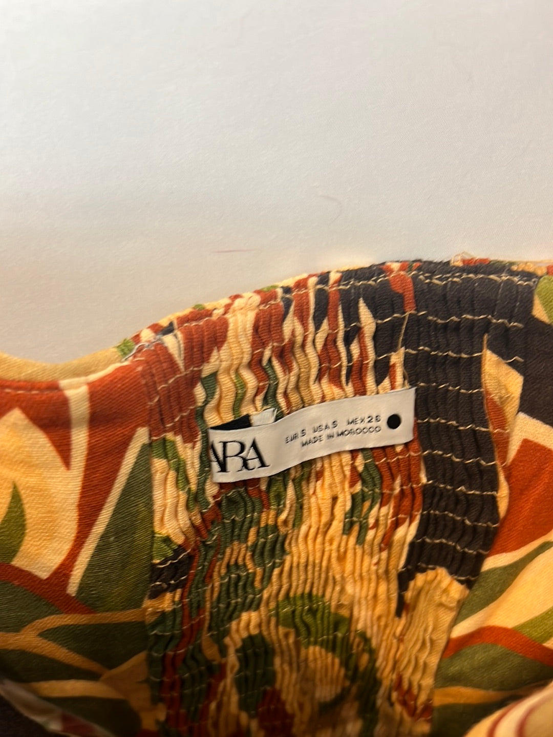 ZARA. Top palabra de honor T.s