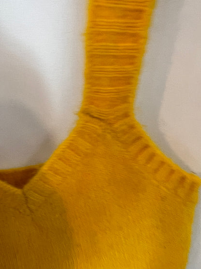 OTHERS. Yellow knit top TU(M)