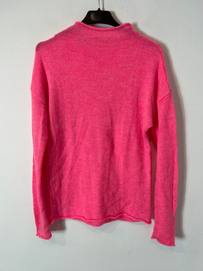 OTRAS. Jersey fucsia jaspeado. T S