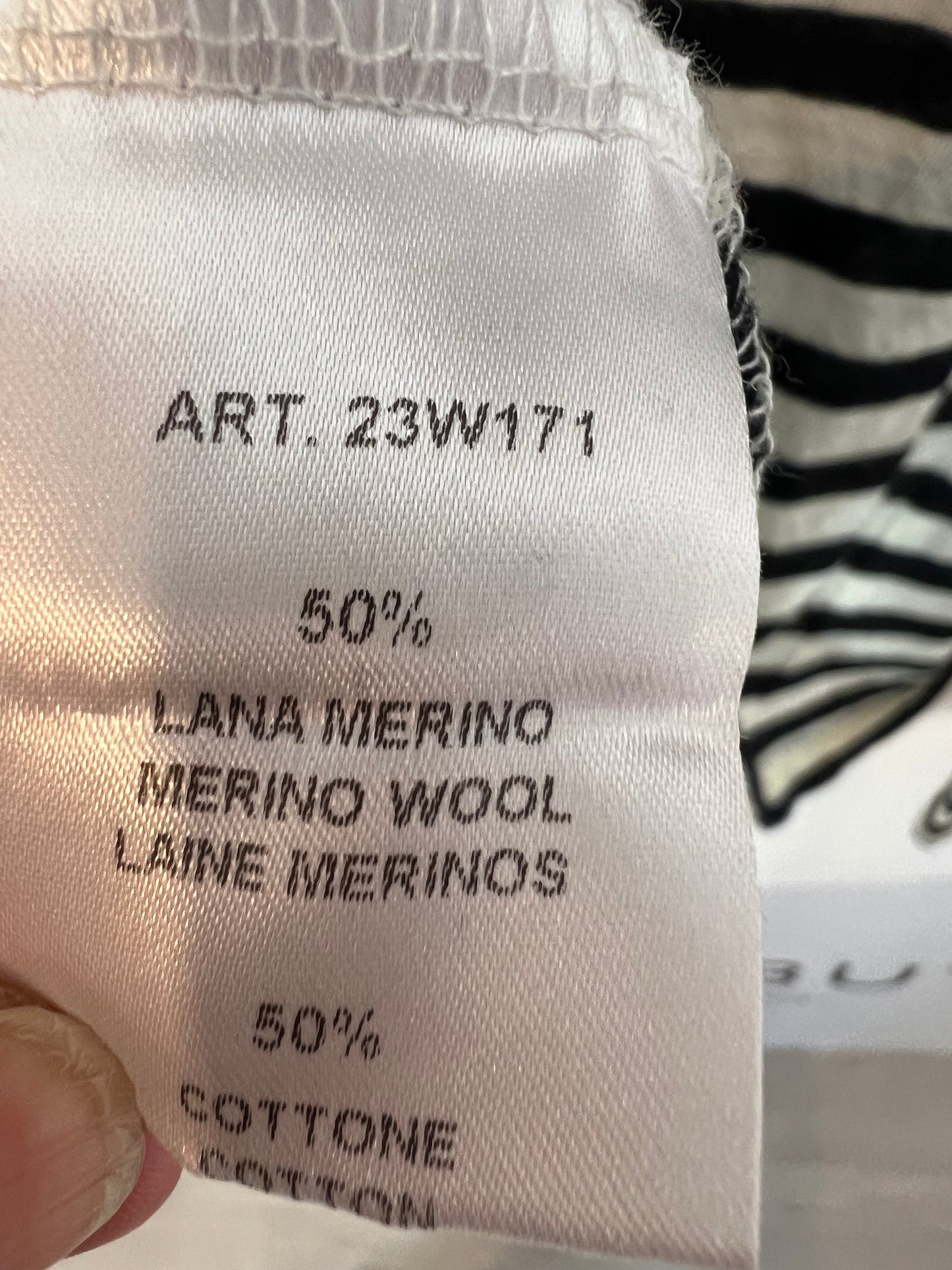 ROLE PHYSICAL. Striped wool sweater. Size 0 (xs/s)