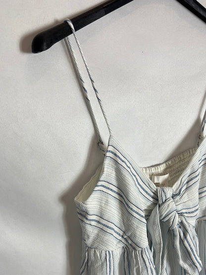 H&amp;M. Short striped dress size 34