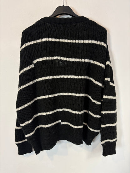 IRO. Jersey  negro rayas