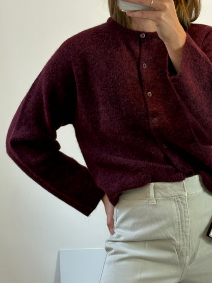 &OTHER STORIES. Chaqueta burdeos con alpaca