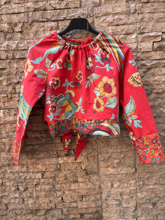 RED VALENTINO. Top estampado espalda. T S