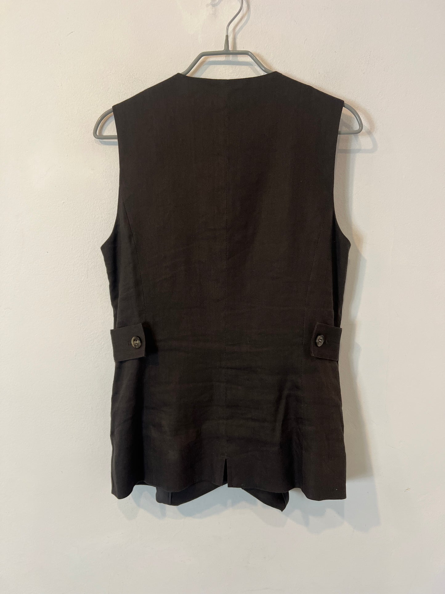 IMAN. White ribbed top Tm