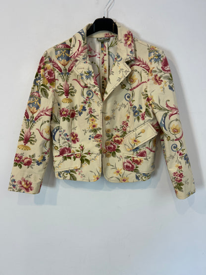 PAUL SMITH. Chaqueta textura flores. T S/M