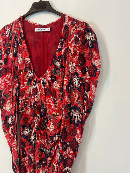 AMEÉ. Sleeveless fringed sweater S.(s)