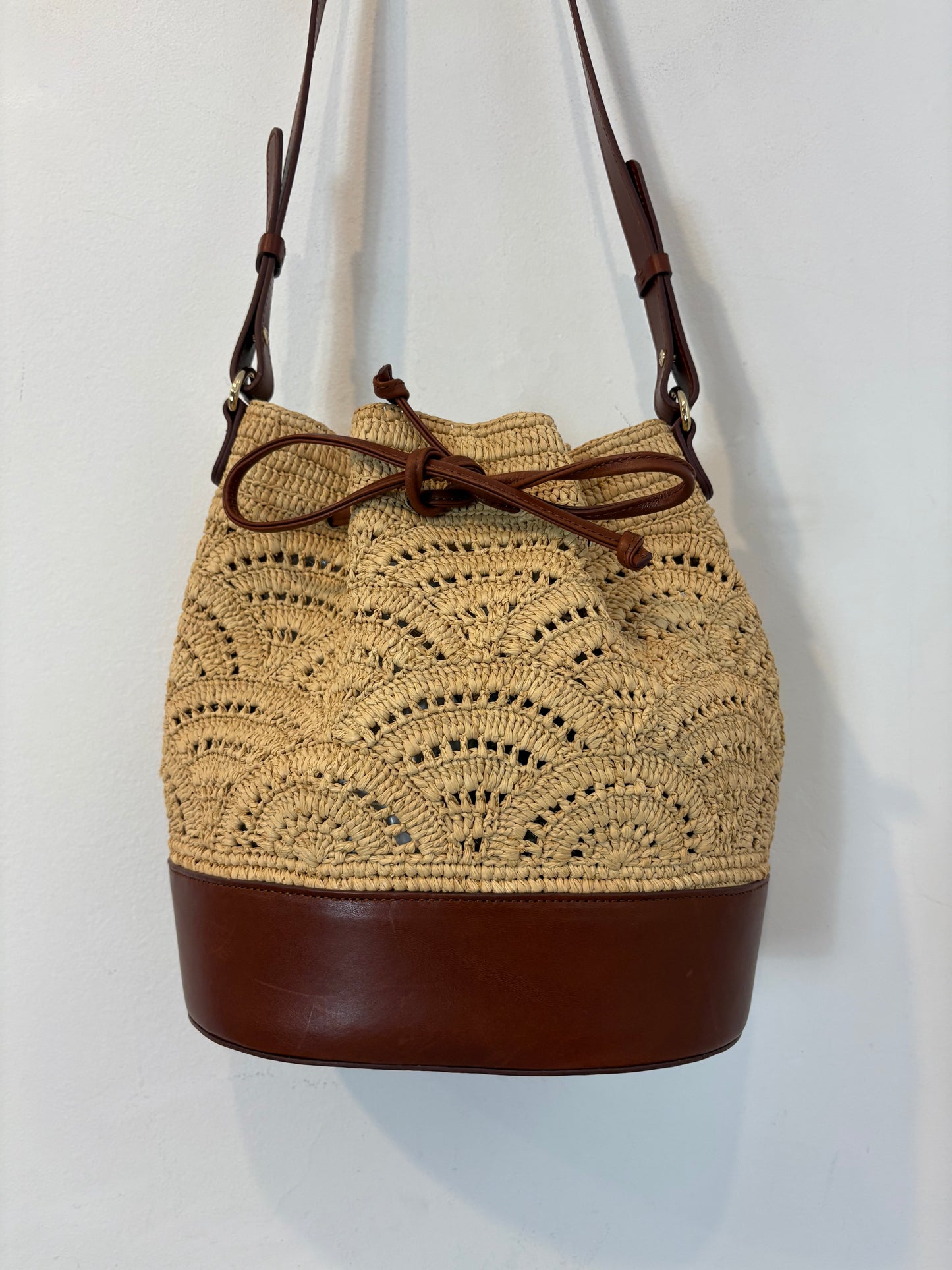 SÉZANE. Multicolored raffia bag