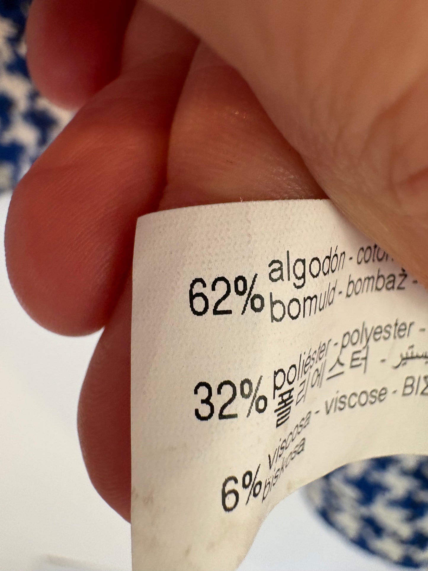 ZARA. Chaqueta tweed bicolor botones joya. T S