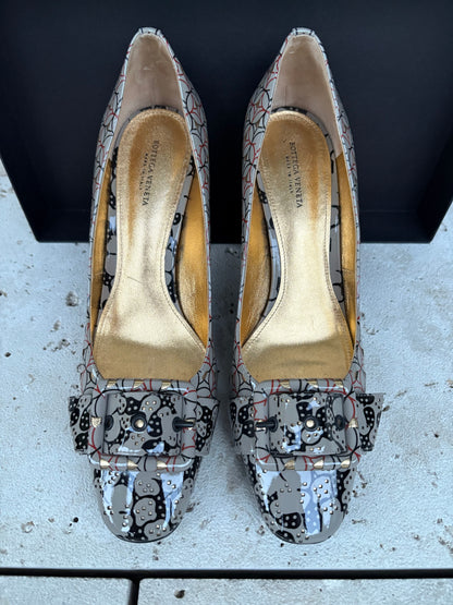 BOTTEGA VENETA. Tacones dibujo geométrico