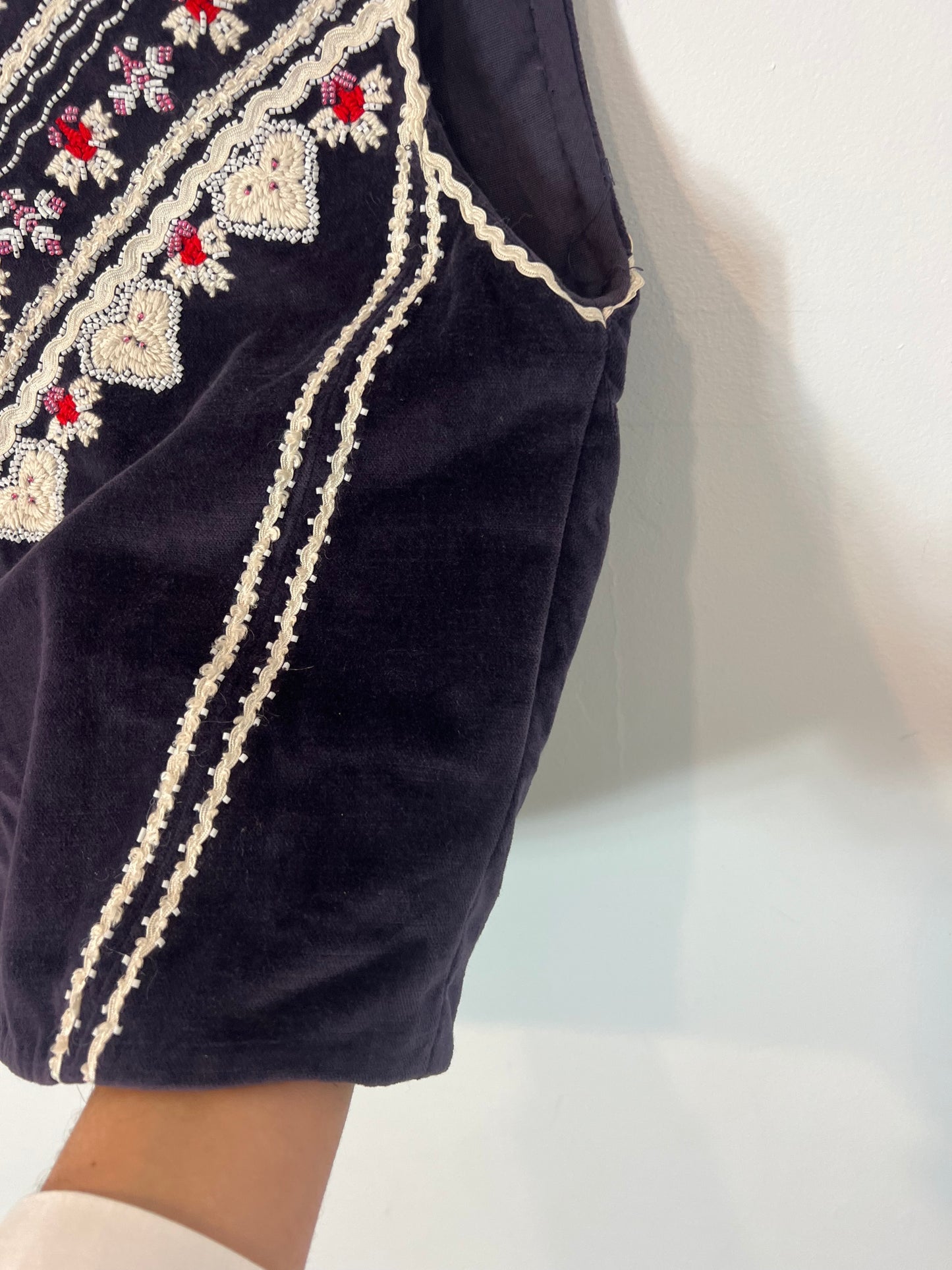 ISABEL MARANT. Top terciopelo bordado  Tu(s/m)