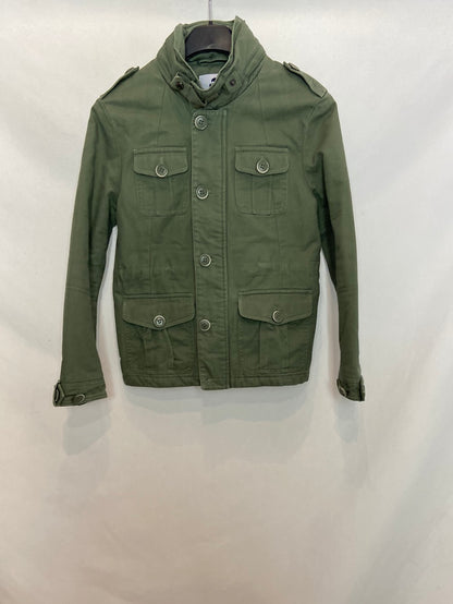 Cnica Cuello Chaqueta Scalpers Hombre CHAQUETA MILITAR BOLSILLOS