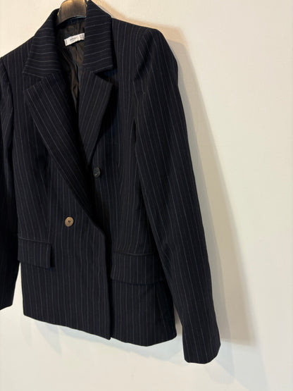 ZARA. Black stretch knit top. TL