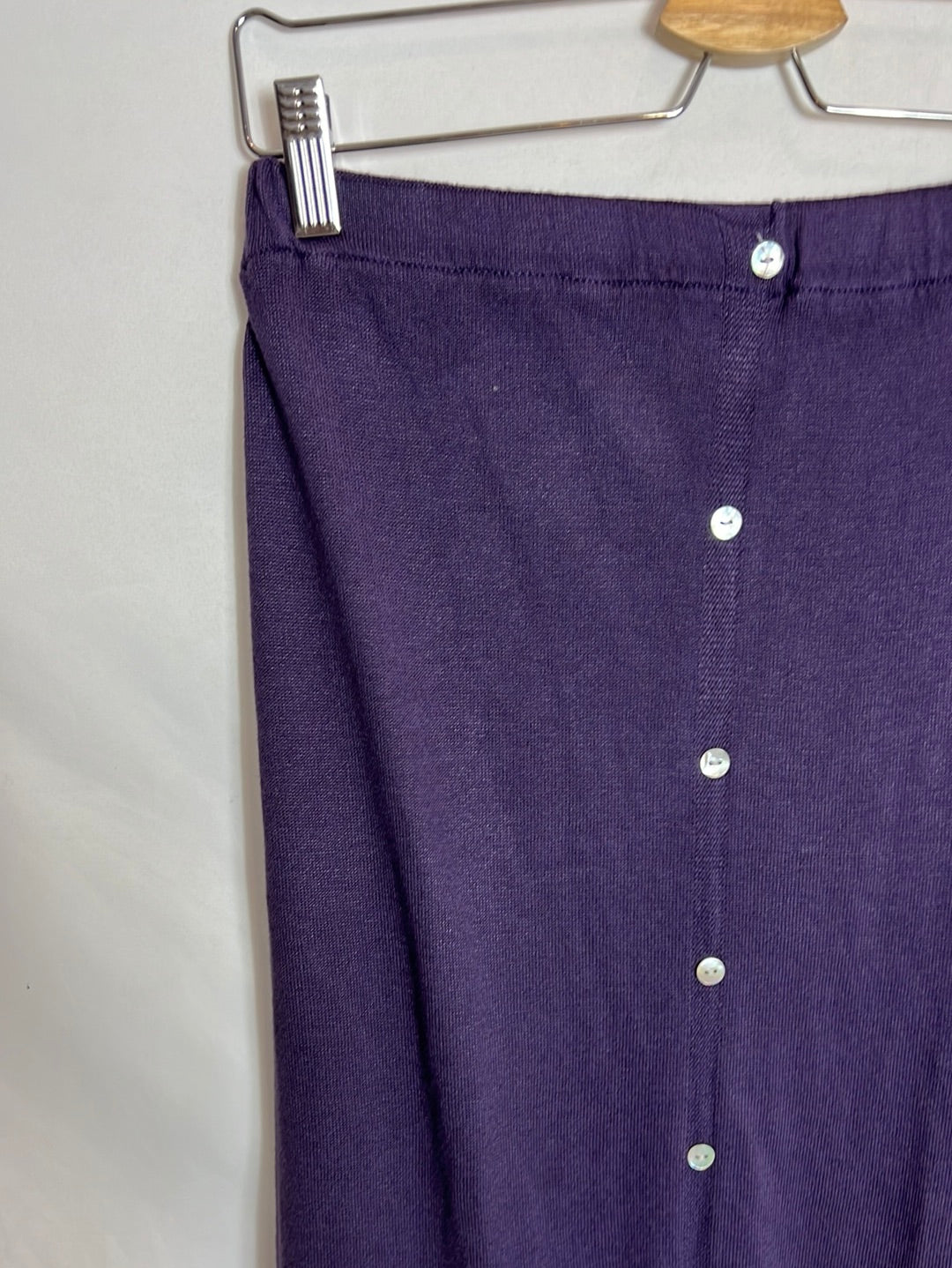 OTHERS. Purple knit midi skirt YOUR(S)