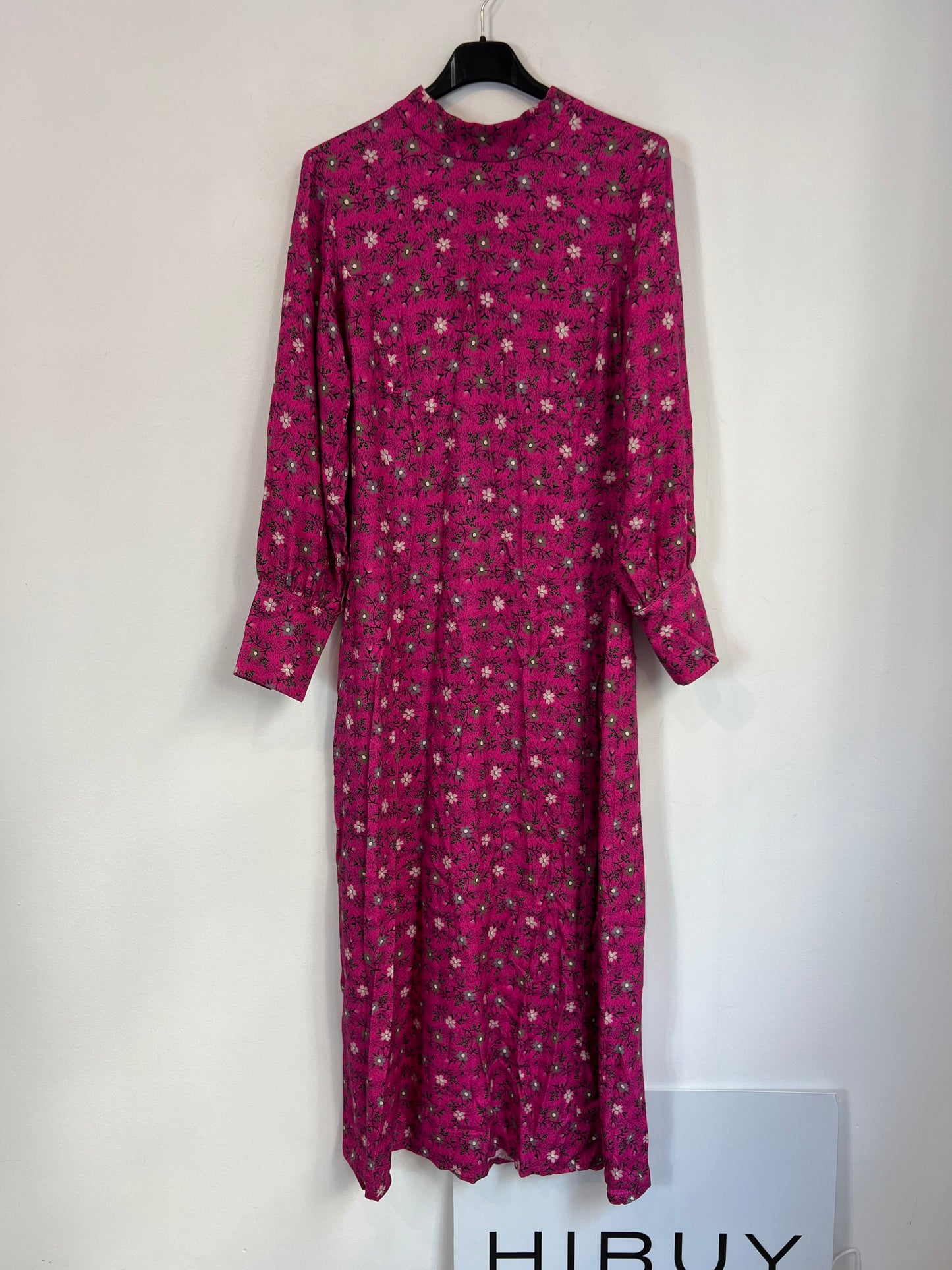 MAGNOLYA. Vestido rosa flores T.1(s)