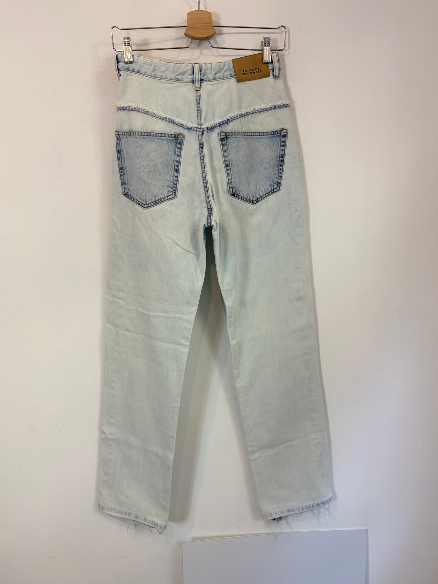 ISABEL MARANT. Denim claro abotonado