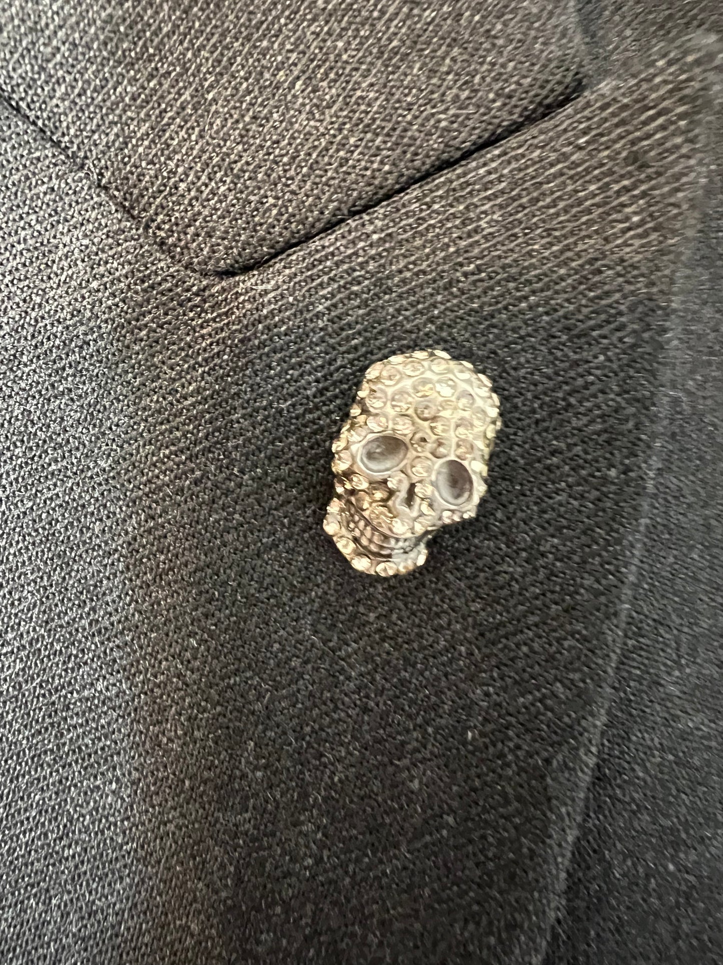 ZADIG&VOLTAIRE. Blazer gris marengo y negra detalle solapa. T 36