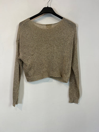 BELLE&REBEL. Top punto dorado T.xxs