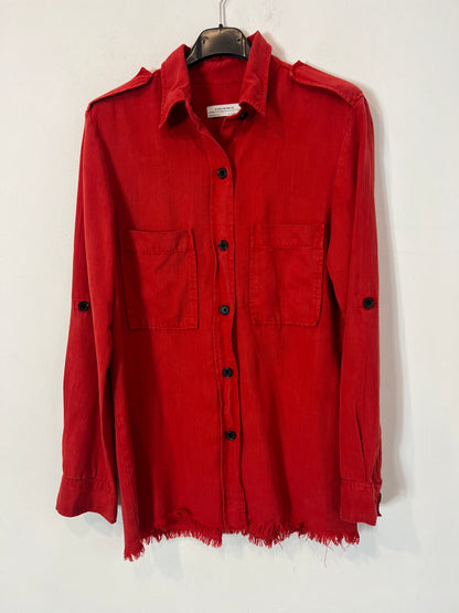 ZARA. Over a red shirt. TS
